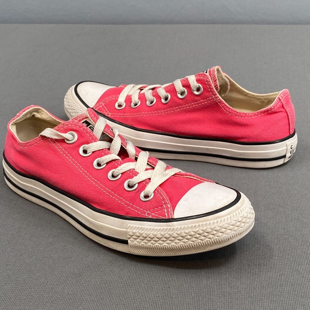 Converse Chuck Taylor All Star Womens 6.5 Strawberry Jam Pink Low Top 164294F